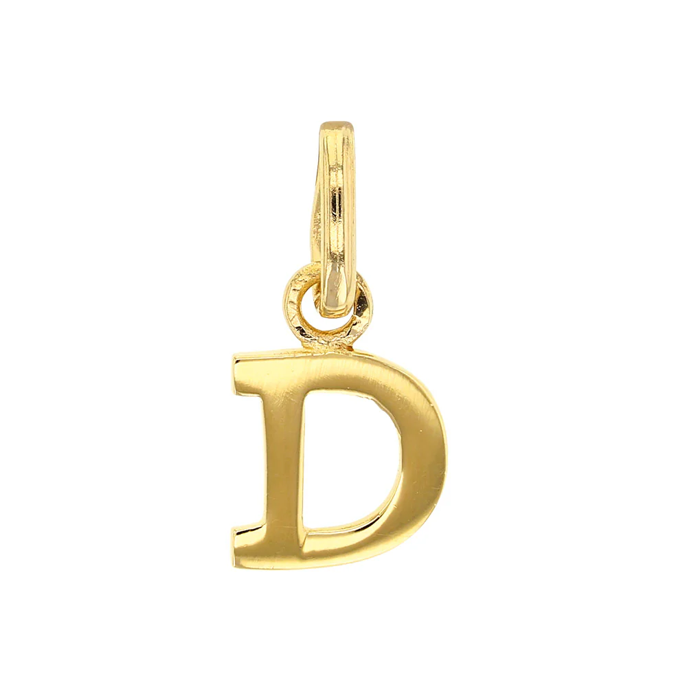 18ct Gold Plated Letter Pendant Necklace - Image 7