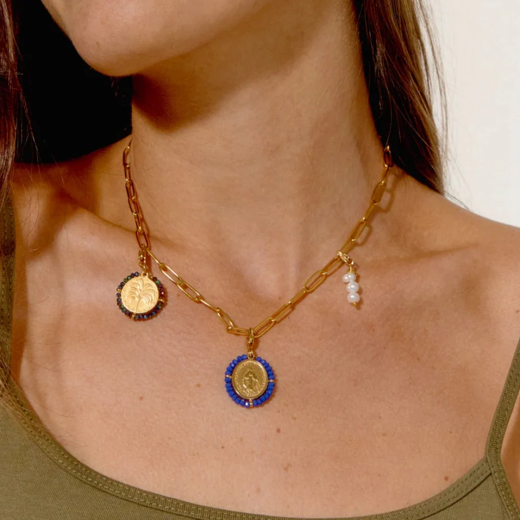 Gold Three Pearl Charm | Perolas | Palas - Image 3