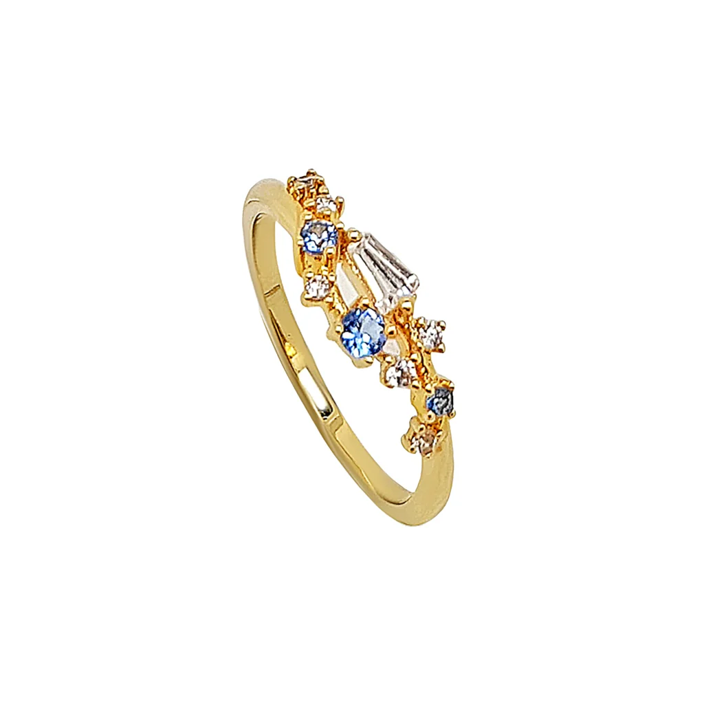 18ct Gold Plated Constellation Ring | Lattin - Image 5