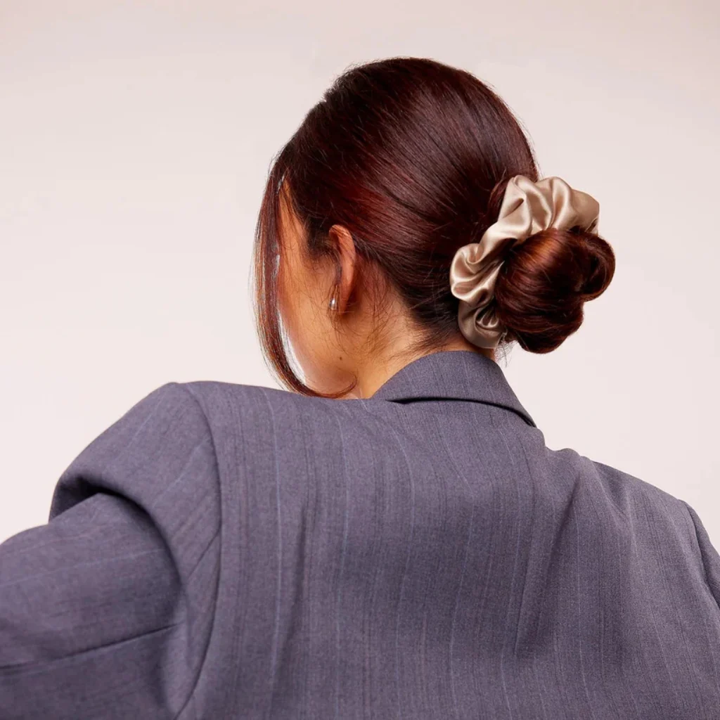Hair Scrunchie | Champagne | Chou² - Image 3