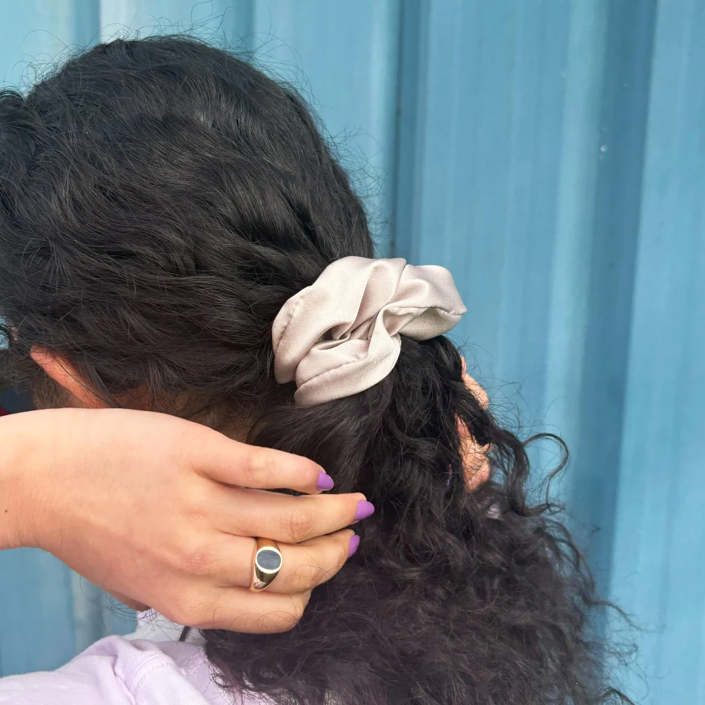 Hair Scrunchie | Champagne | Chou² - Image 4