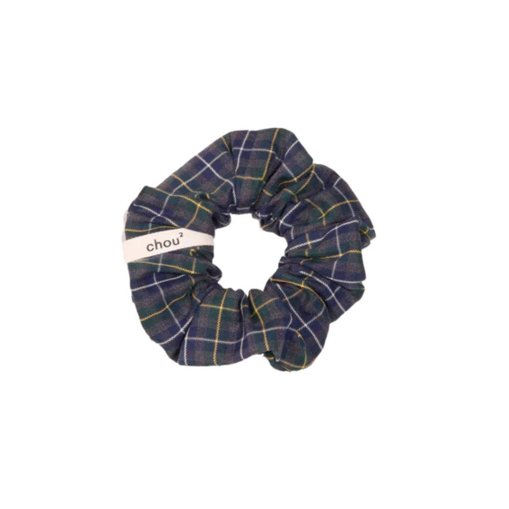 Hair Scrunchie | Green Tartan | Chou²
