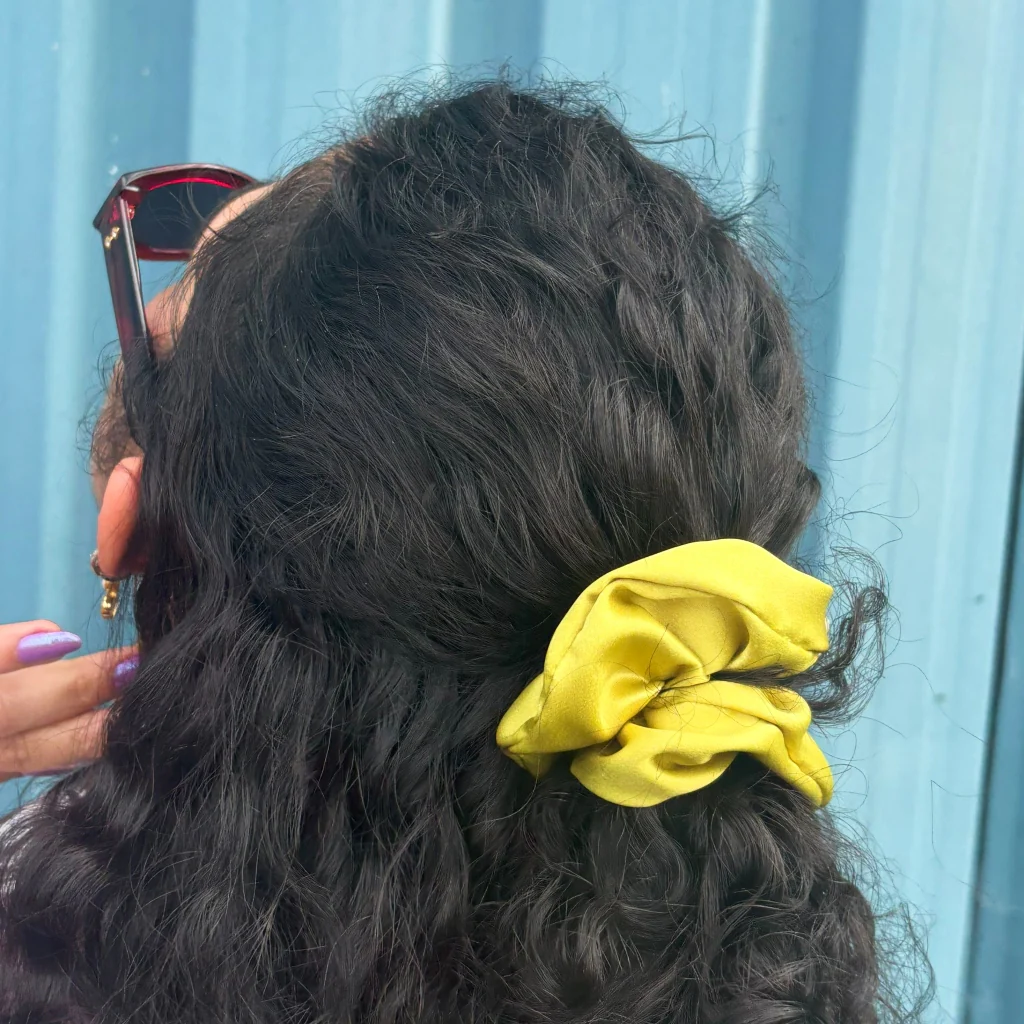Hair Scrunchie | Olive | Chou² - Image 4