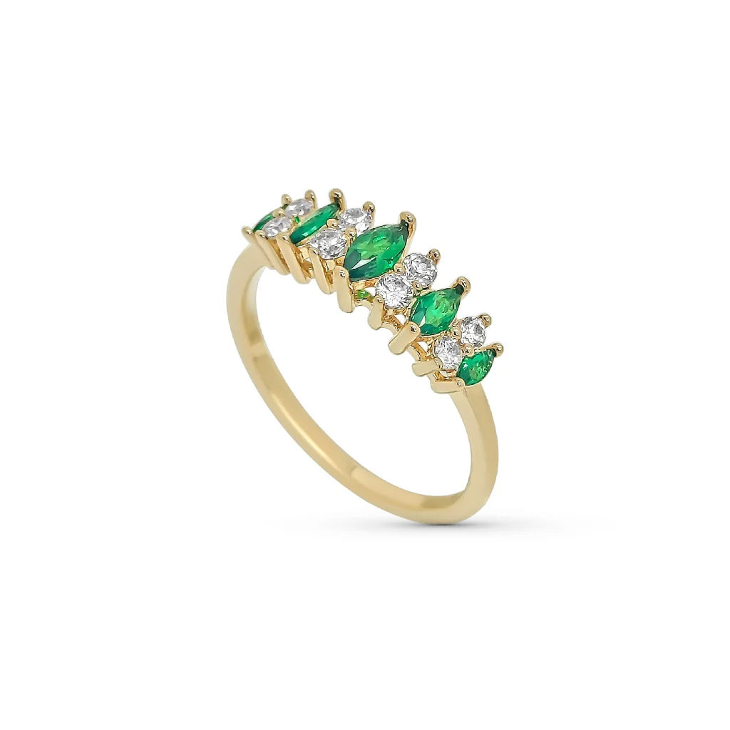 18ct Gold Plated Multistone Ring | Inagh - Image 11