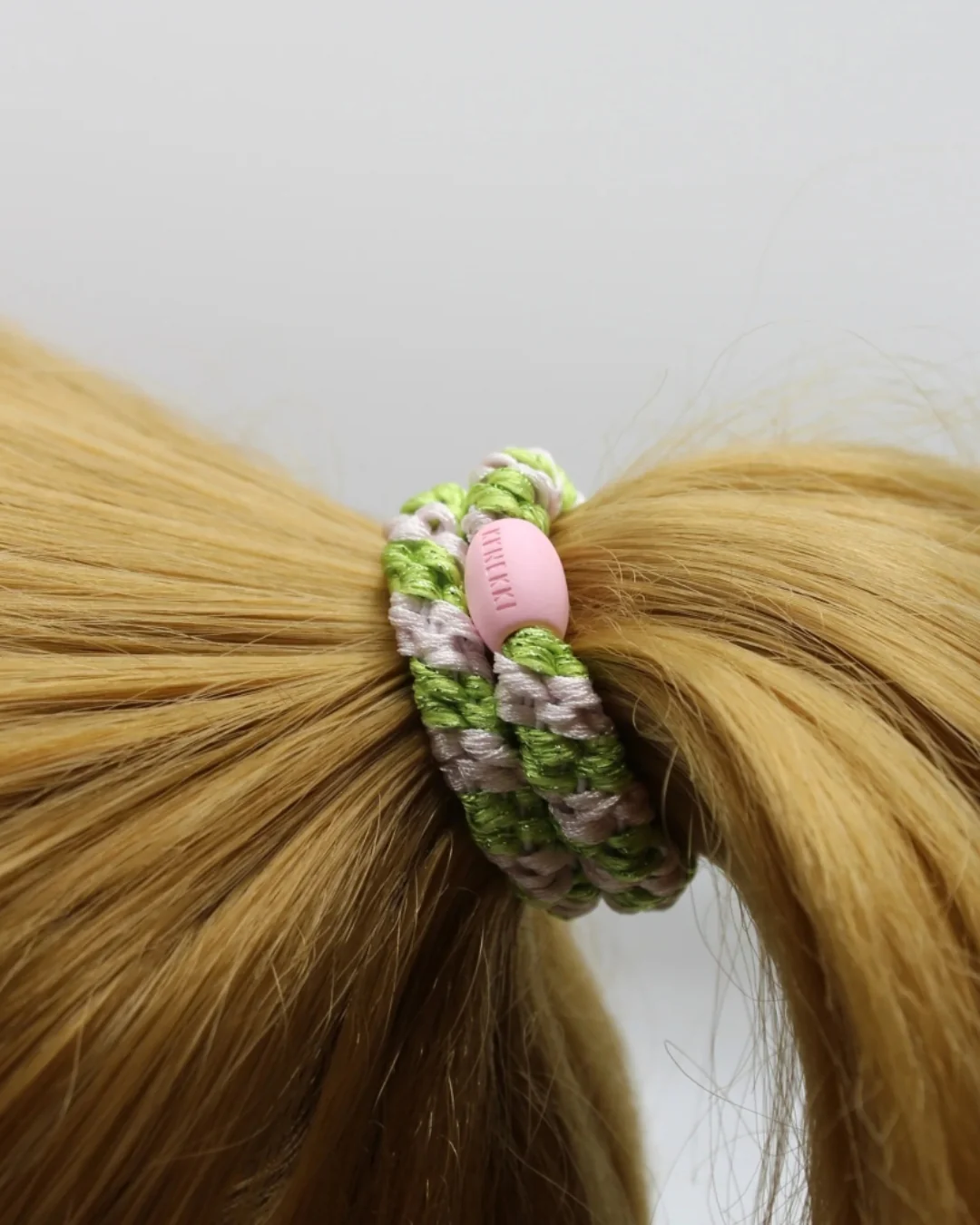 Kknekki Hair Tie | Mix | Ballet Pink & Lime - Image 2