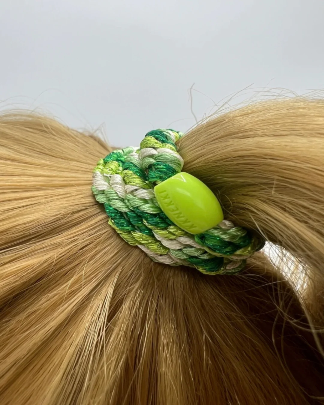 Kknekki Hair Tie | Mix | Grass Green Glitter - Image 2