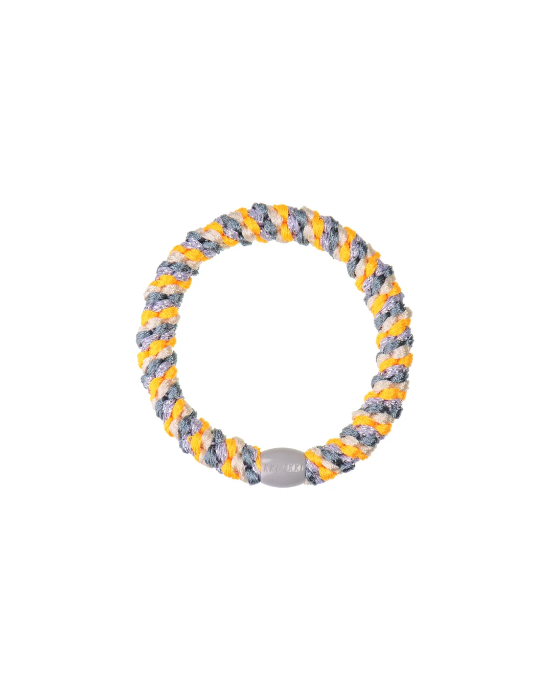 Kknekki Hair Tie | Mix | Light Orange & Lavender Glitter