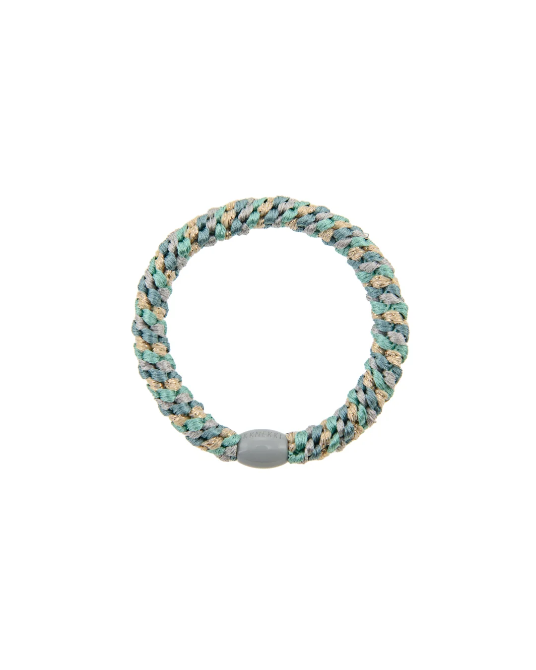 Kknekki Hair Tie | Mix | Teal & Gold Glitter