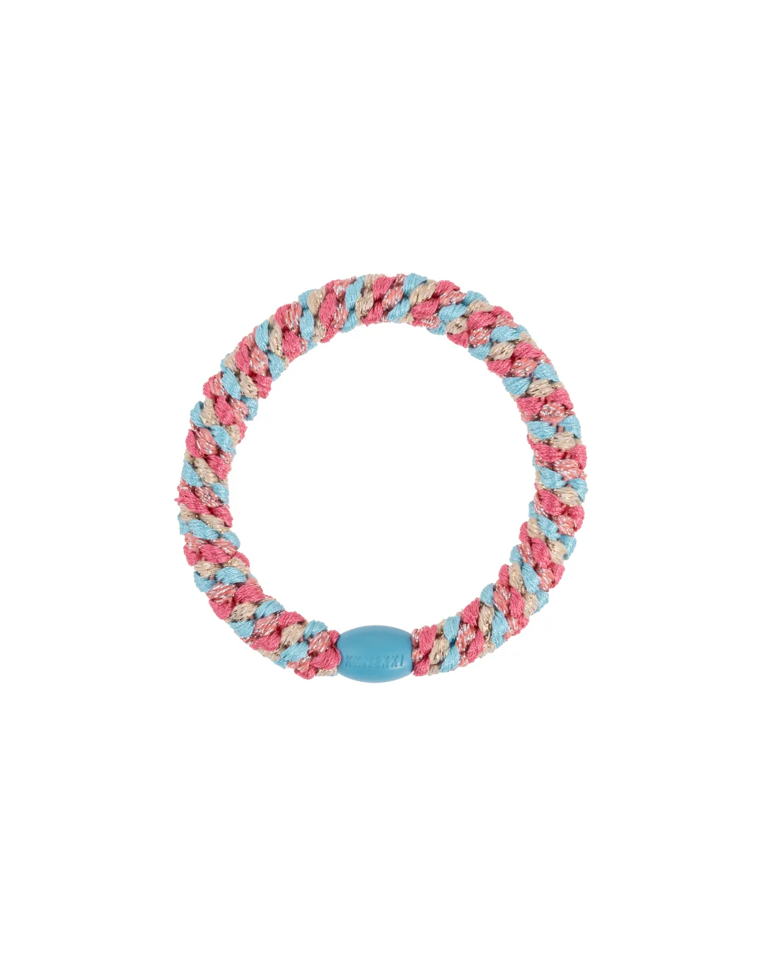 Kknekki Hair Tie | Mix | Turquoise Coral Glitter