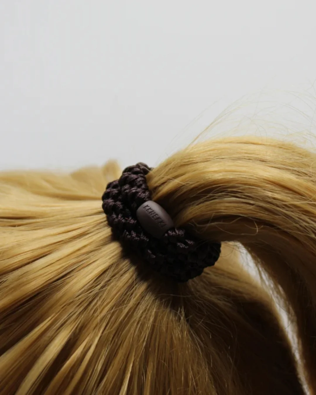 Kknekki Hair Tie | Plain | Brown - Image 3
