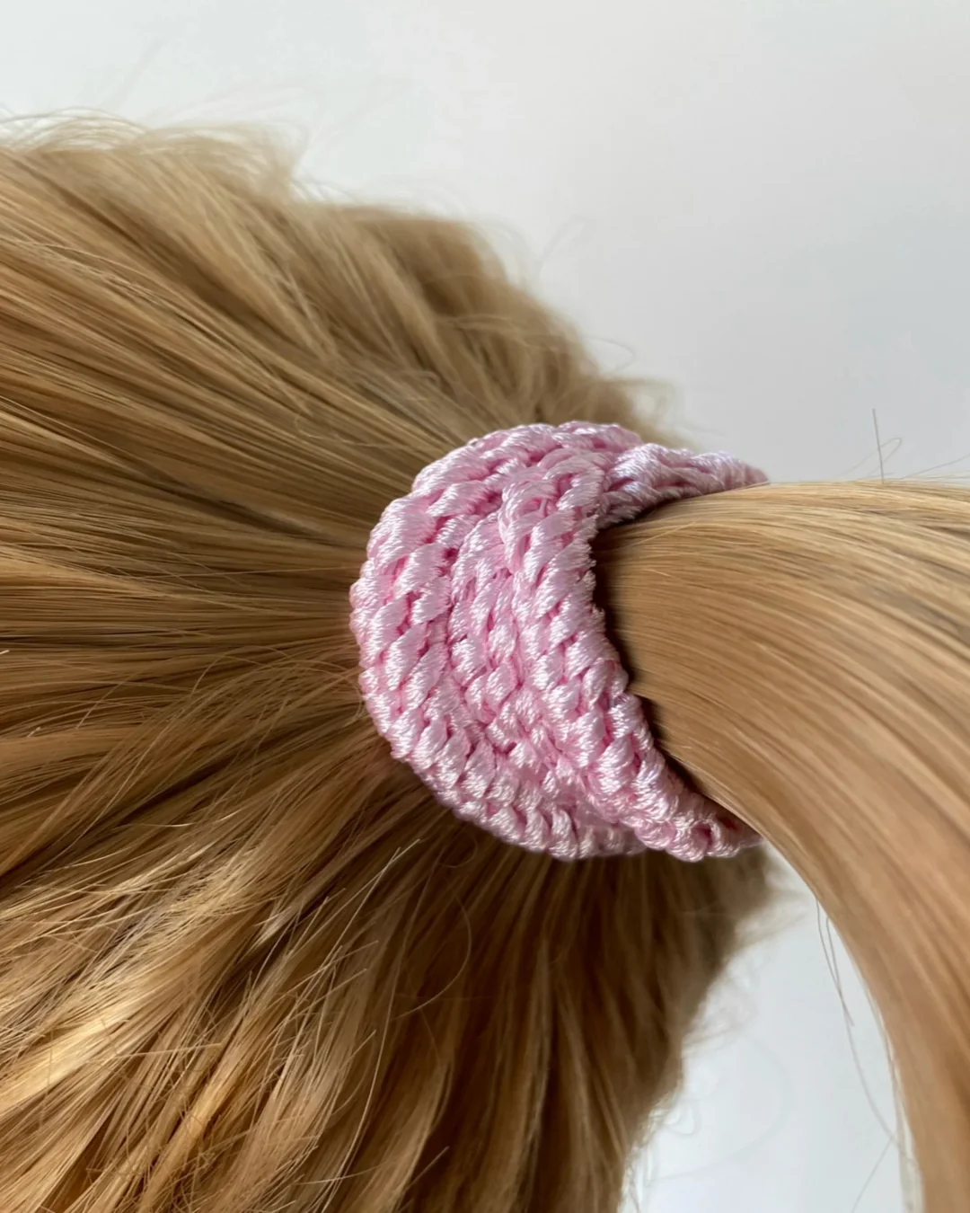 Kknekki Hair Tie | Plain | Light Pink - Image 2
