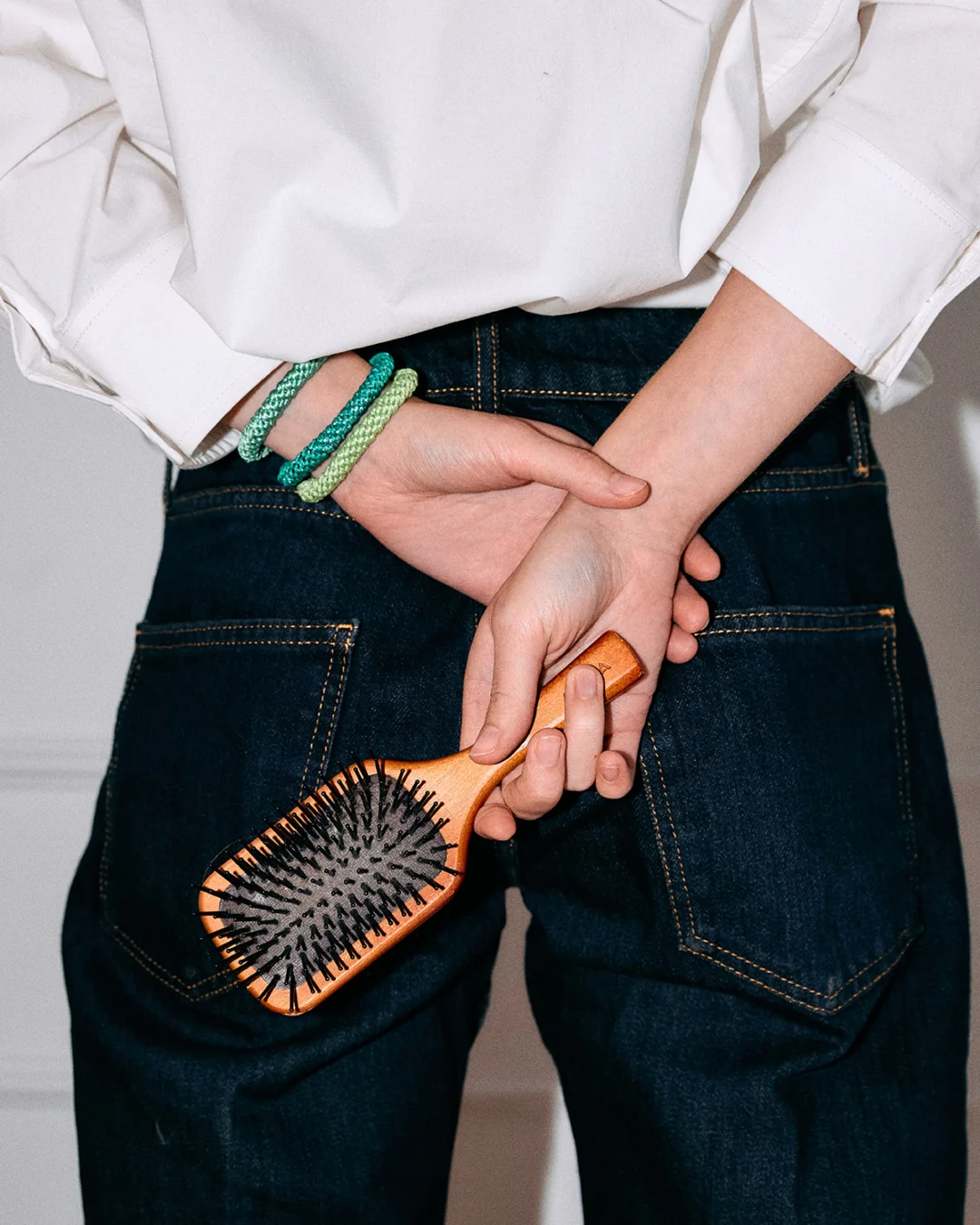 Kknekki Hair Tie | Plain | Lime Zest - Image 3