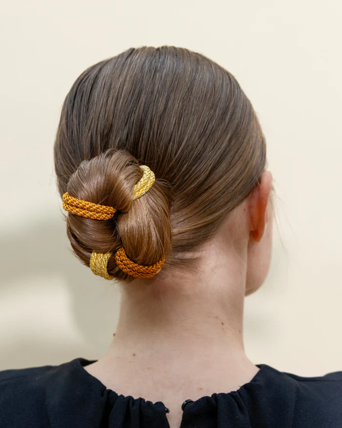 Kknekki Hair Tie | Slim Plain | Gold - Image 2