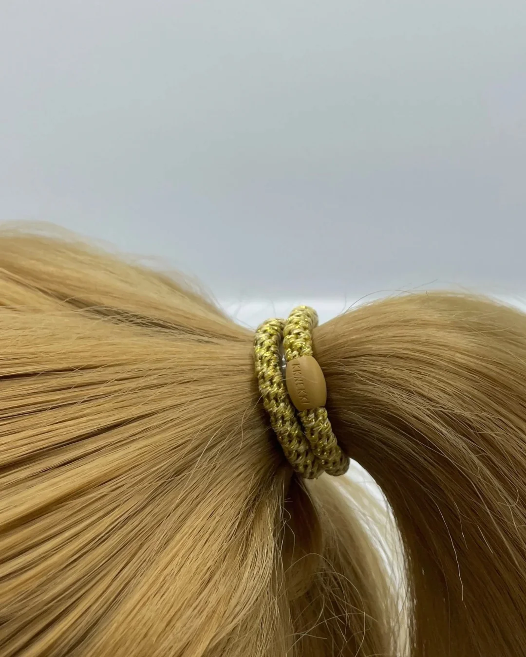 Kknekki Hair Tie | Slim Plain | Gold - Image 3