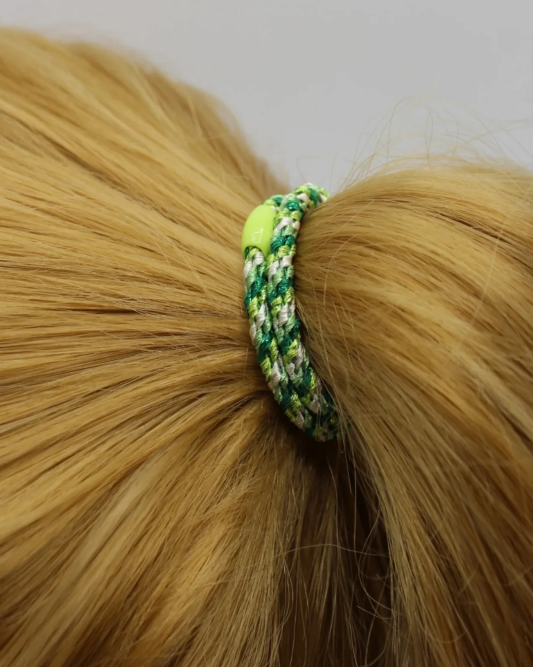 Kknekki Hair Tie | Slim Mix | Grass Green & Glitter - Image 3