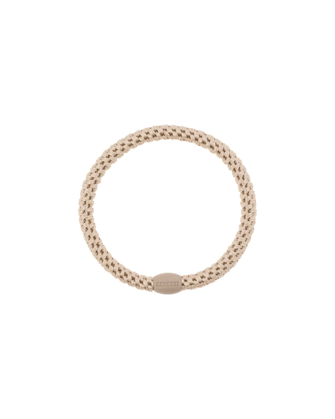 Kknekki Hair Tie | Slim Plain | Light Beige