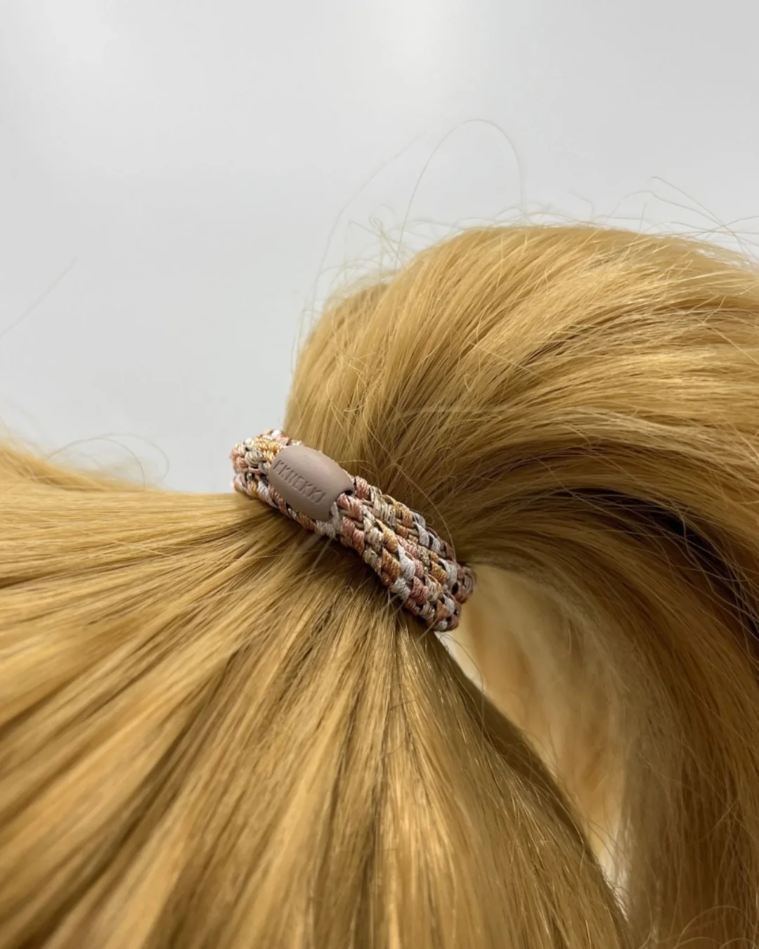 Kknekki Hair Tie | Slim Mix | Pink & Nude Glitter - Image 3