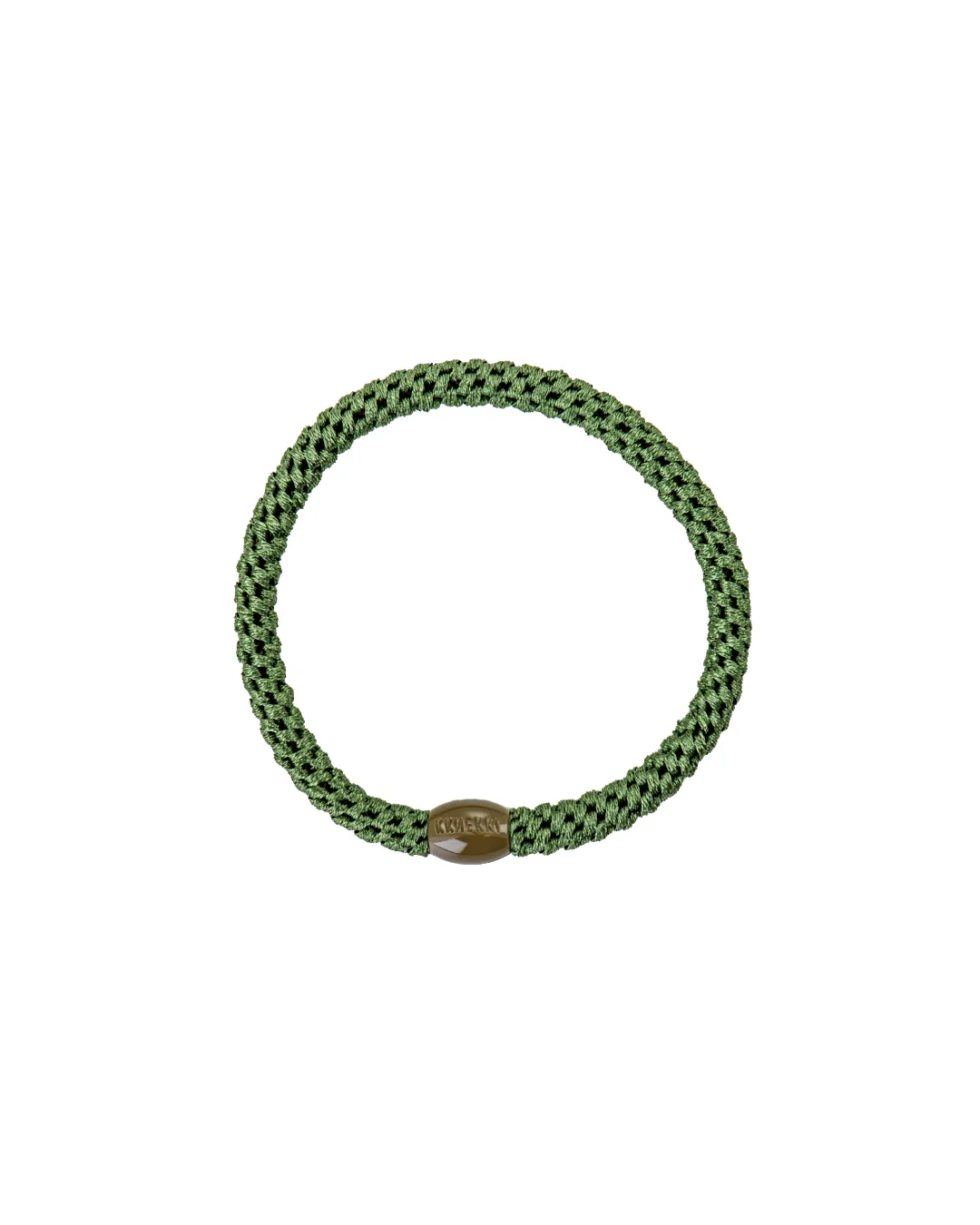 Kknekki Hair Tie | Slim Plain | Army