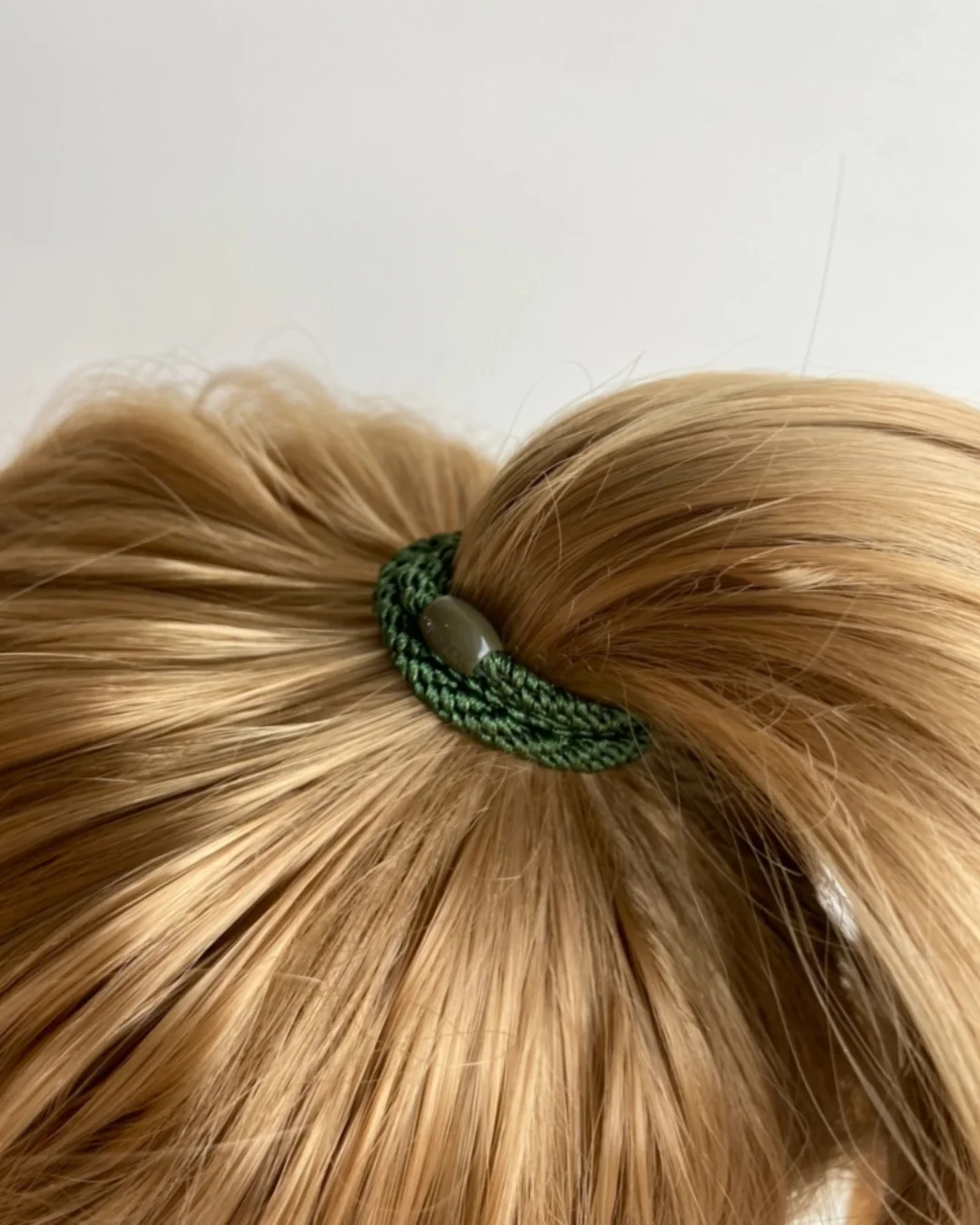 Kknekki Hair Tie | Slim Plain | Army - Image 2