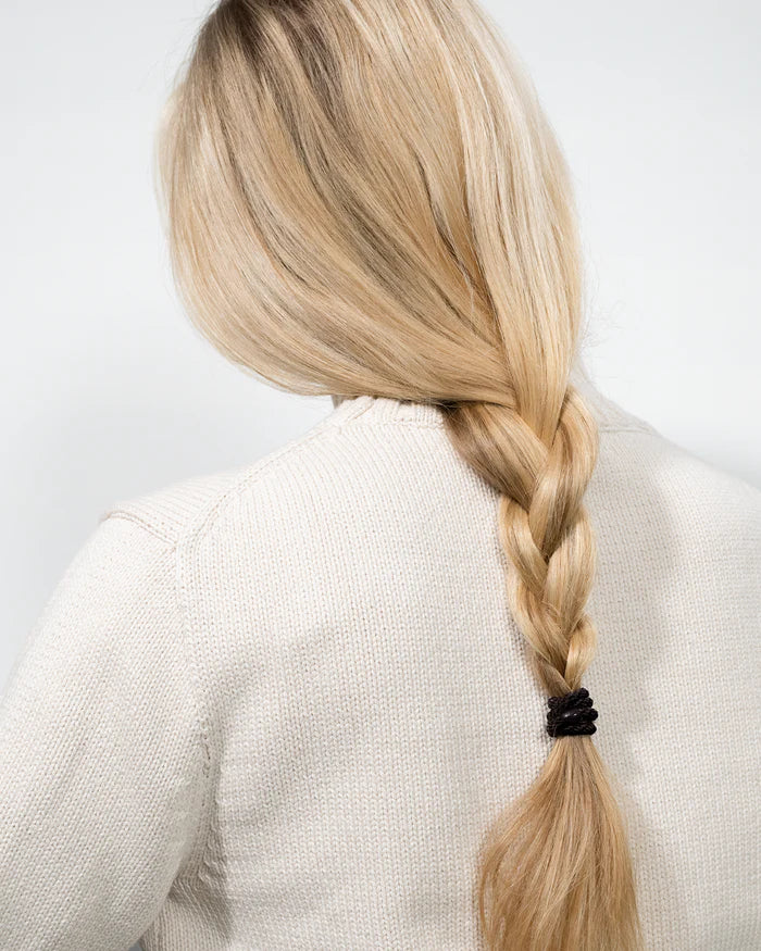 Kknekki Hair Tie | Slim Plain | Black - Image 2