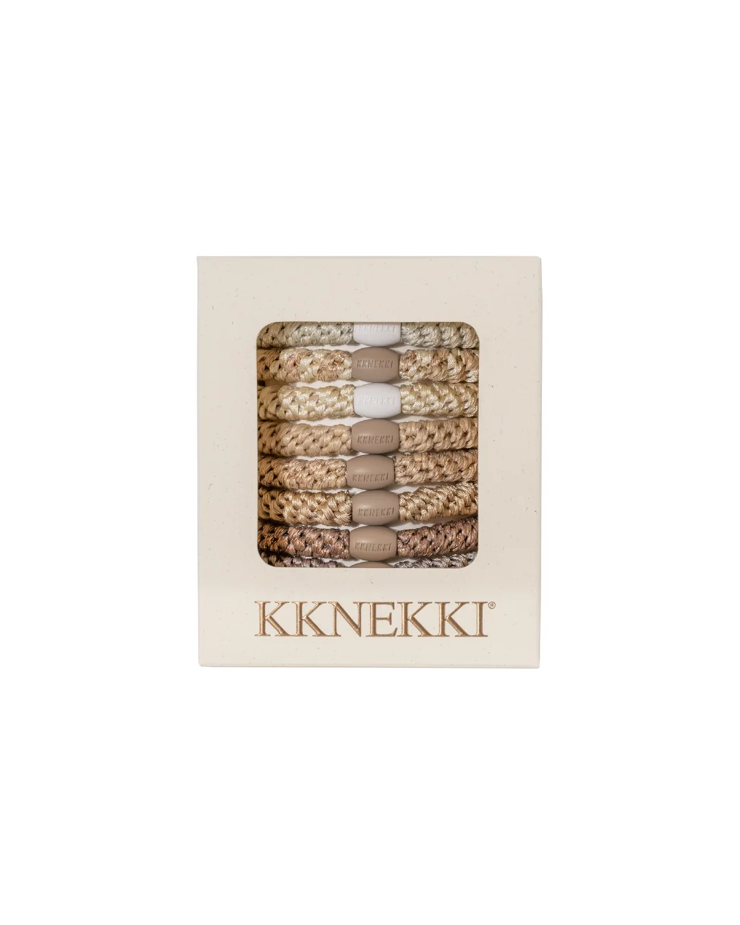 Kknekki Hair Ties | Nude Edition | 8 Hair Ties