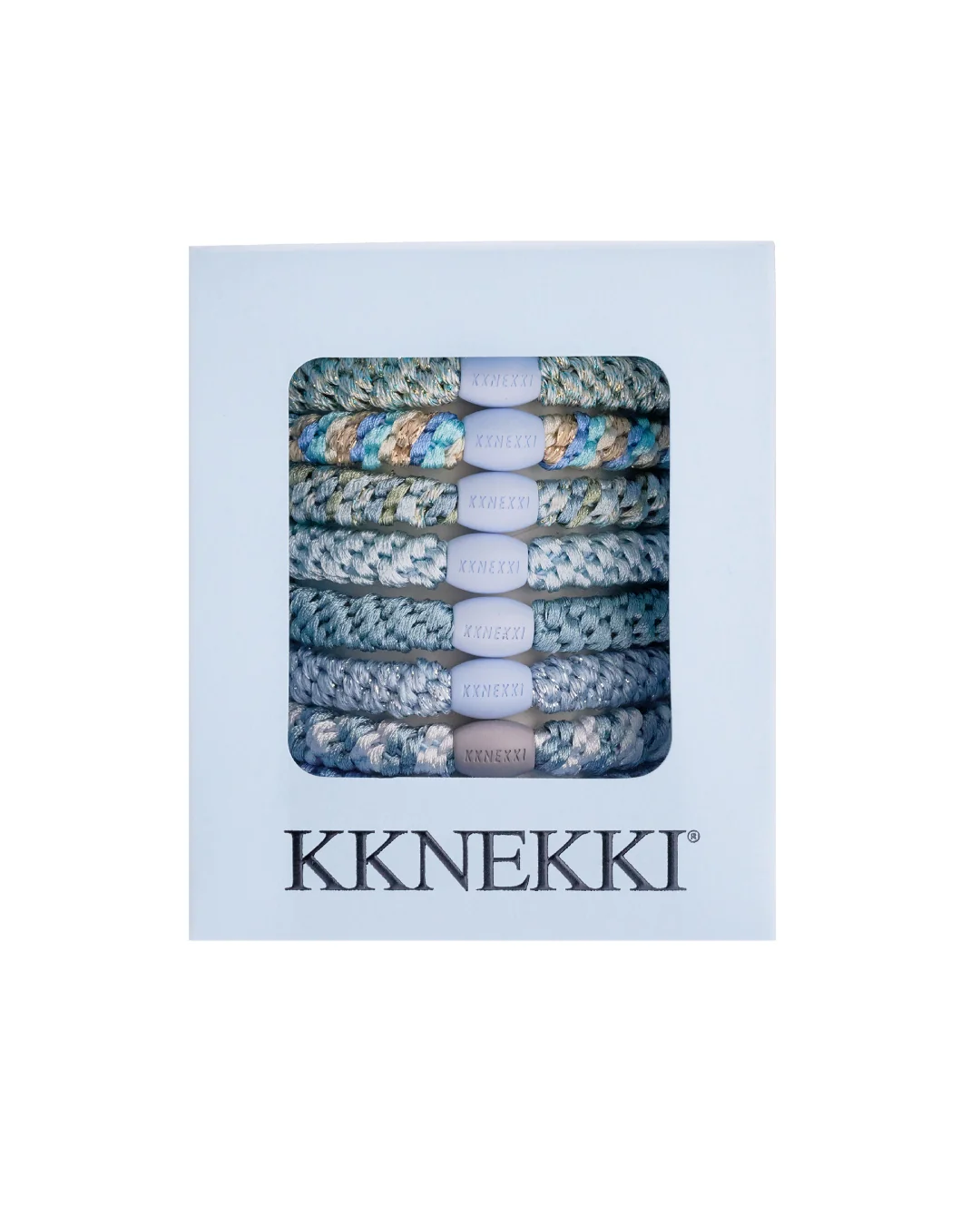 Kknekki Hair Ties | Sky Edition | 8 Hair Ties