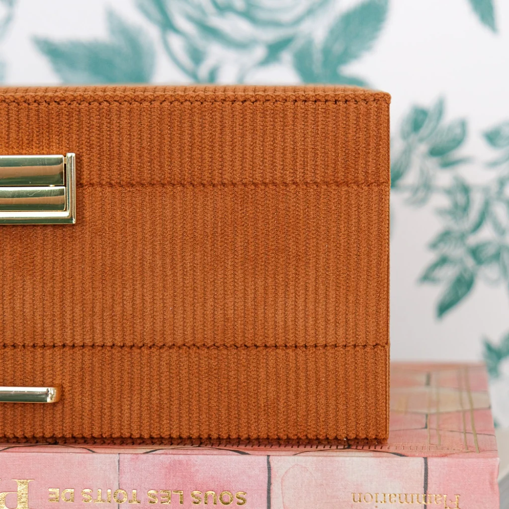 Large Jewellery Box | Denise | Corduroy | Maison Scarlett - Image 8