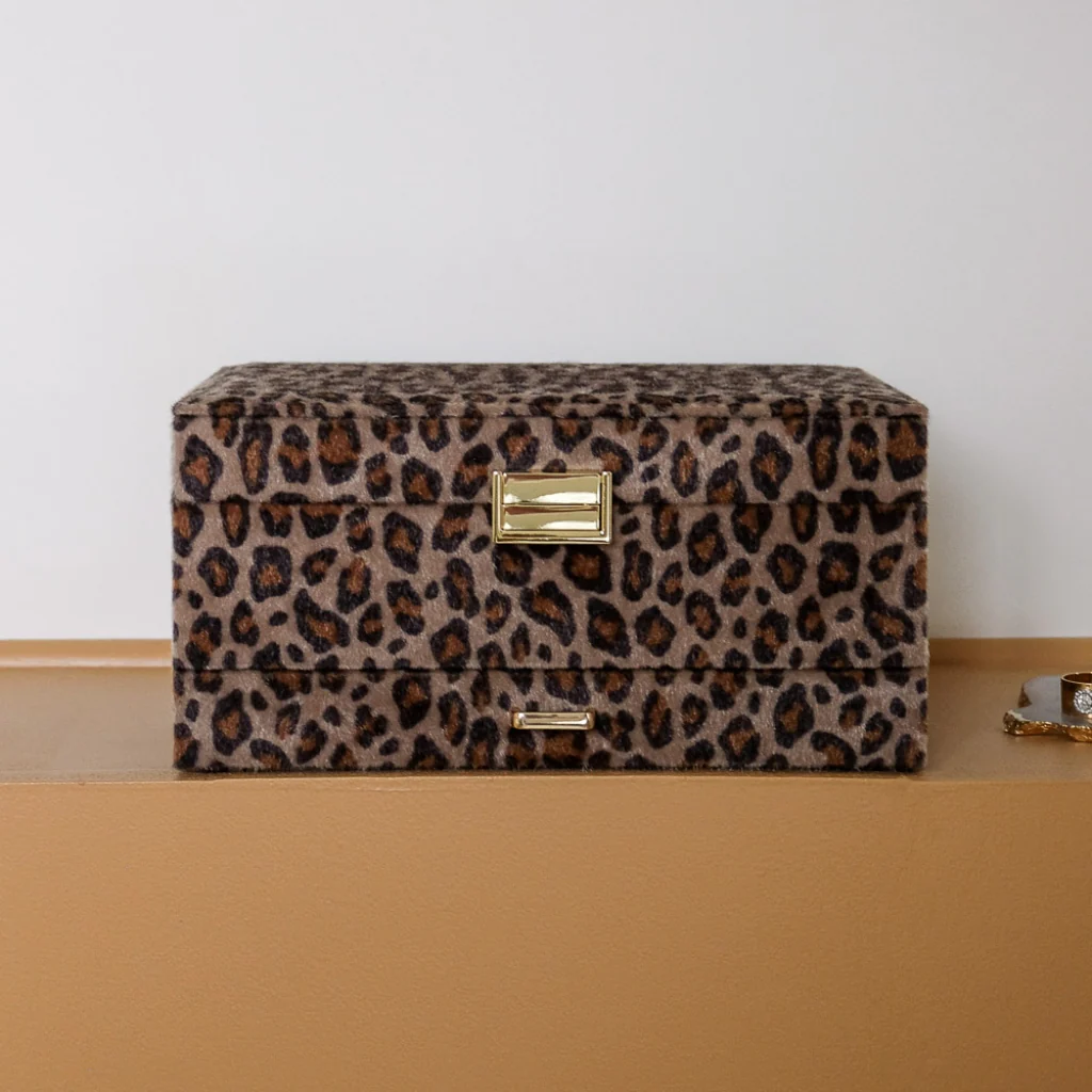 Large Jewellery Box | Denise | Leopard | Maison Scarlett - Image 5