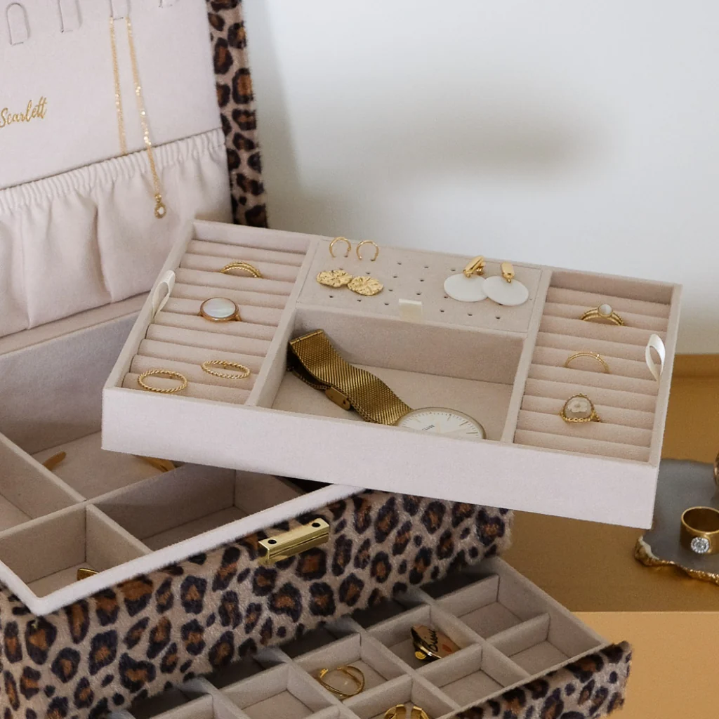 Large Jewellery Box | Denise | Leopard | Maison Scarlett - Image 6