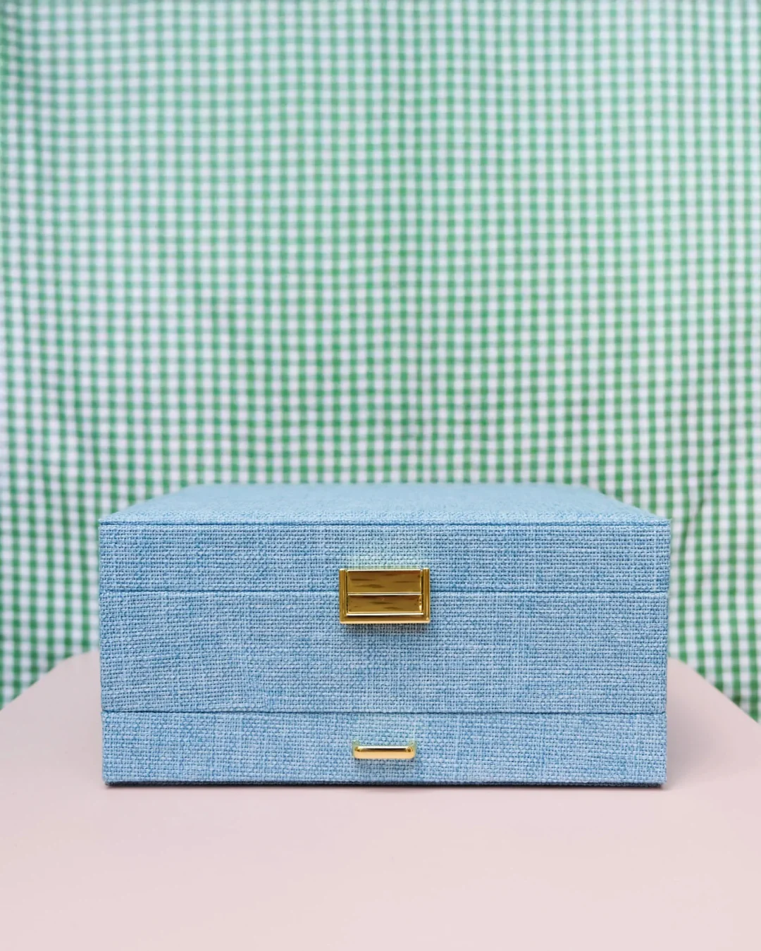 Large Jewellery Box | Denise | Linen | Maison Scarlett - Image 2