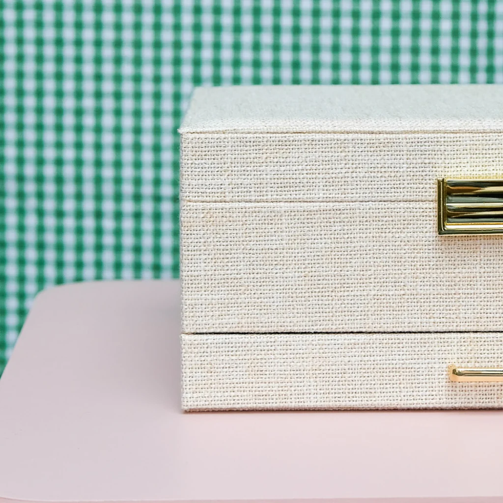 Large Jewellery Box | Denise | Linen | Maison Scarlett - Image 6