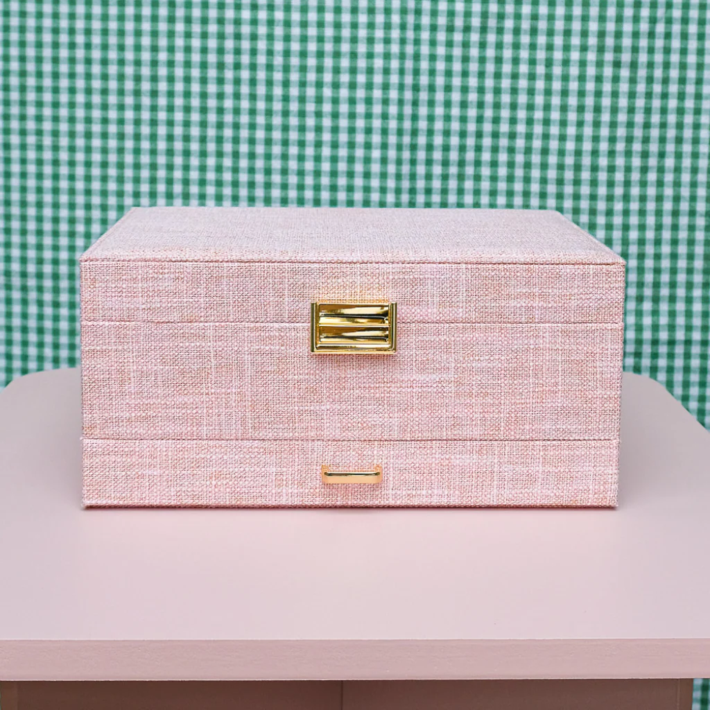Large Jewellery Box | Denise | Linen | Maison Scarlett - Image 9