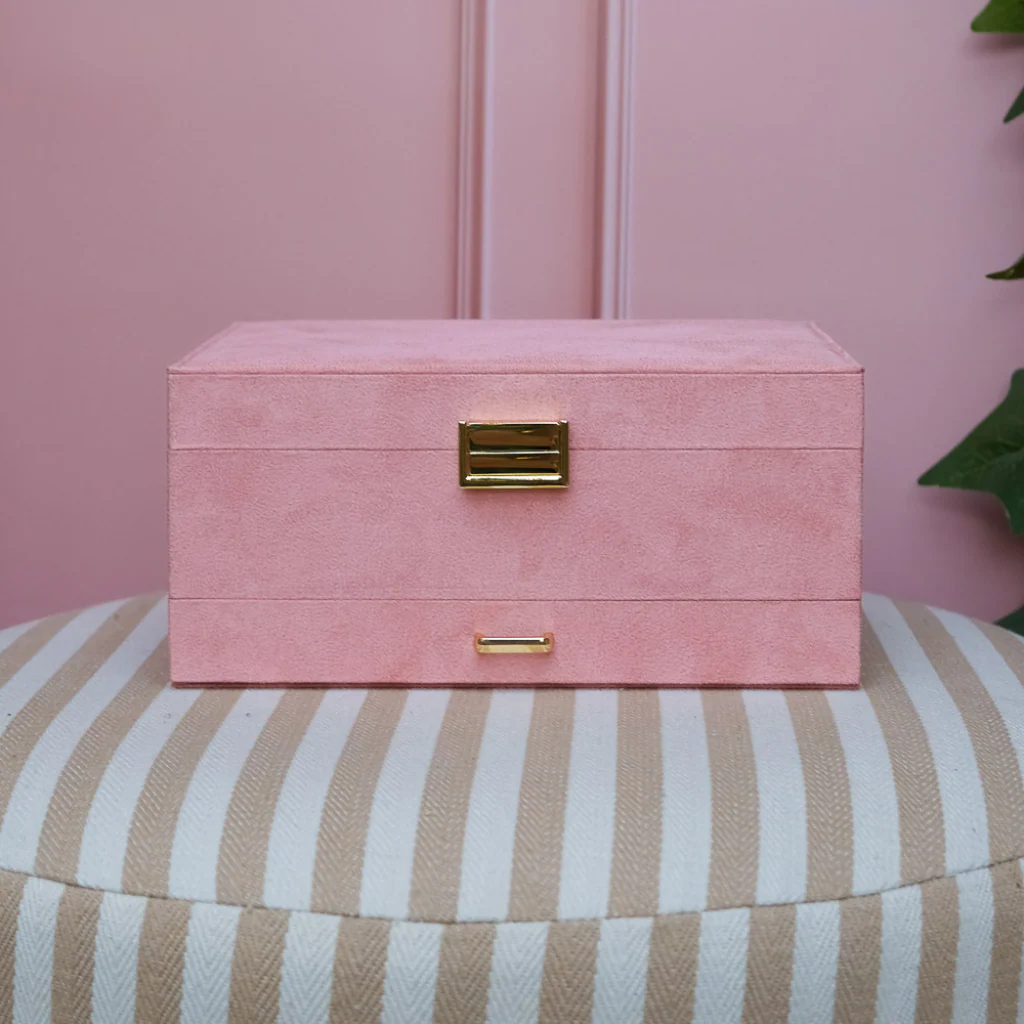 Large Jewellery Box | Denise | Velvet | Maison Scarlett - Image 11