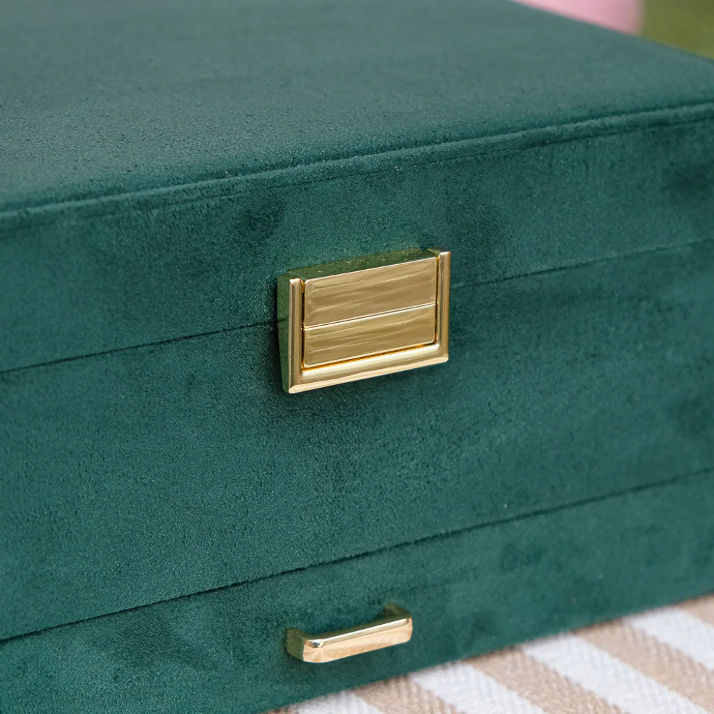 Large Jewellery Box | Denise | Velvet | Maison Scarlett - Image 3