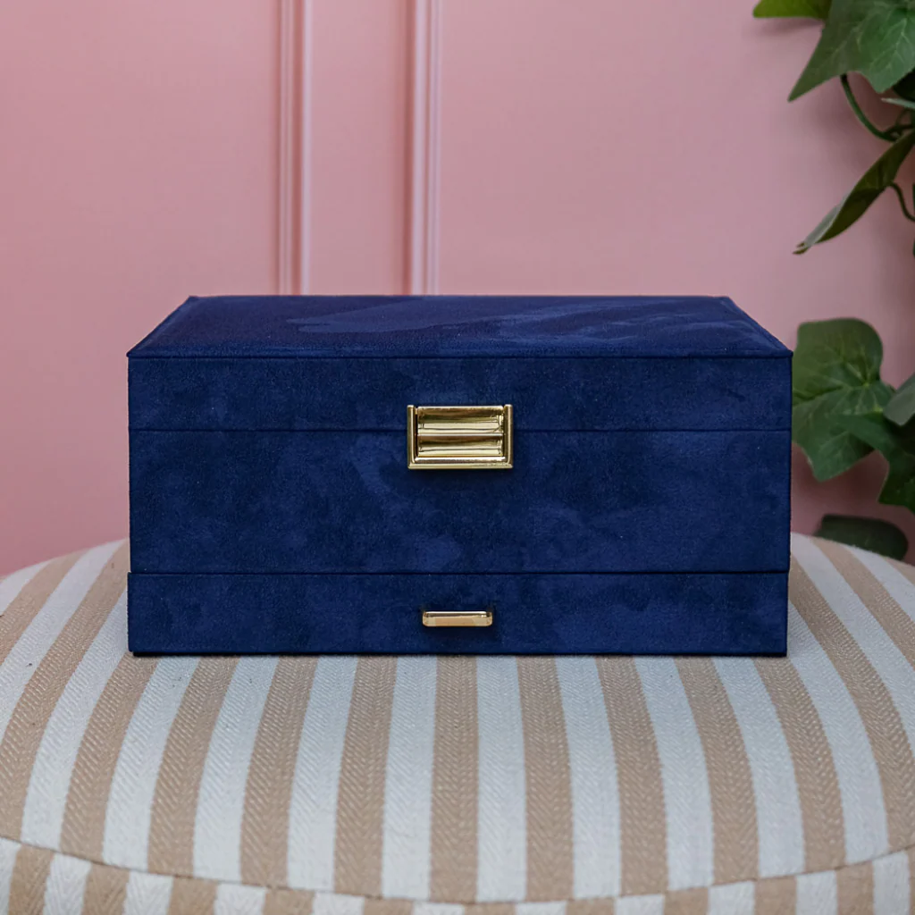 Large Jewellery Box | Denise | Velvet | Maison Scarlett - Image 7