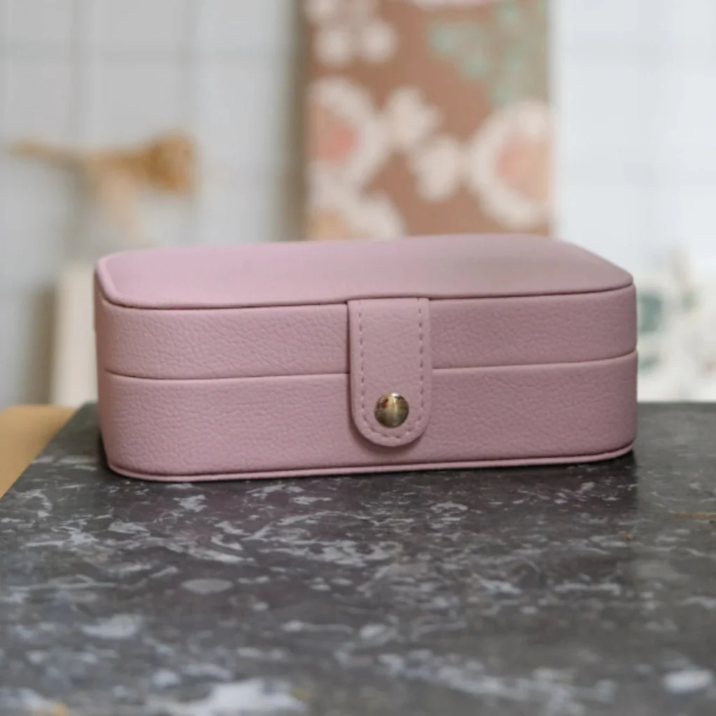 Rectangle Travel Jewellery Box | Brigitte | Faux Leather | Maison Scarlett - Image 8