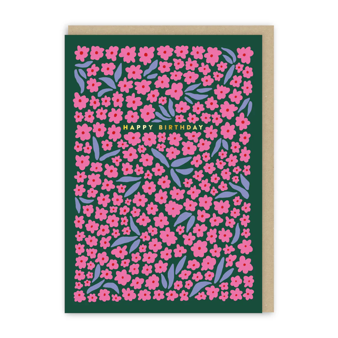 Mini Flower Birthday Card | In Real Life