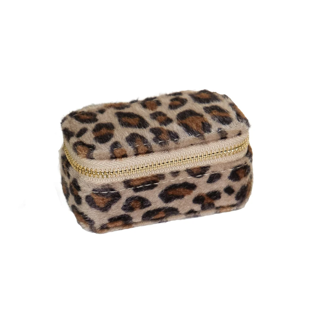 Mini Jewellery Travel Case | Marie | Leopard | Maison Scarlett