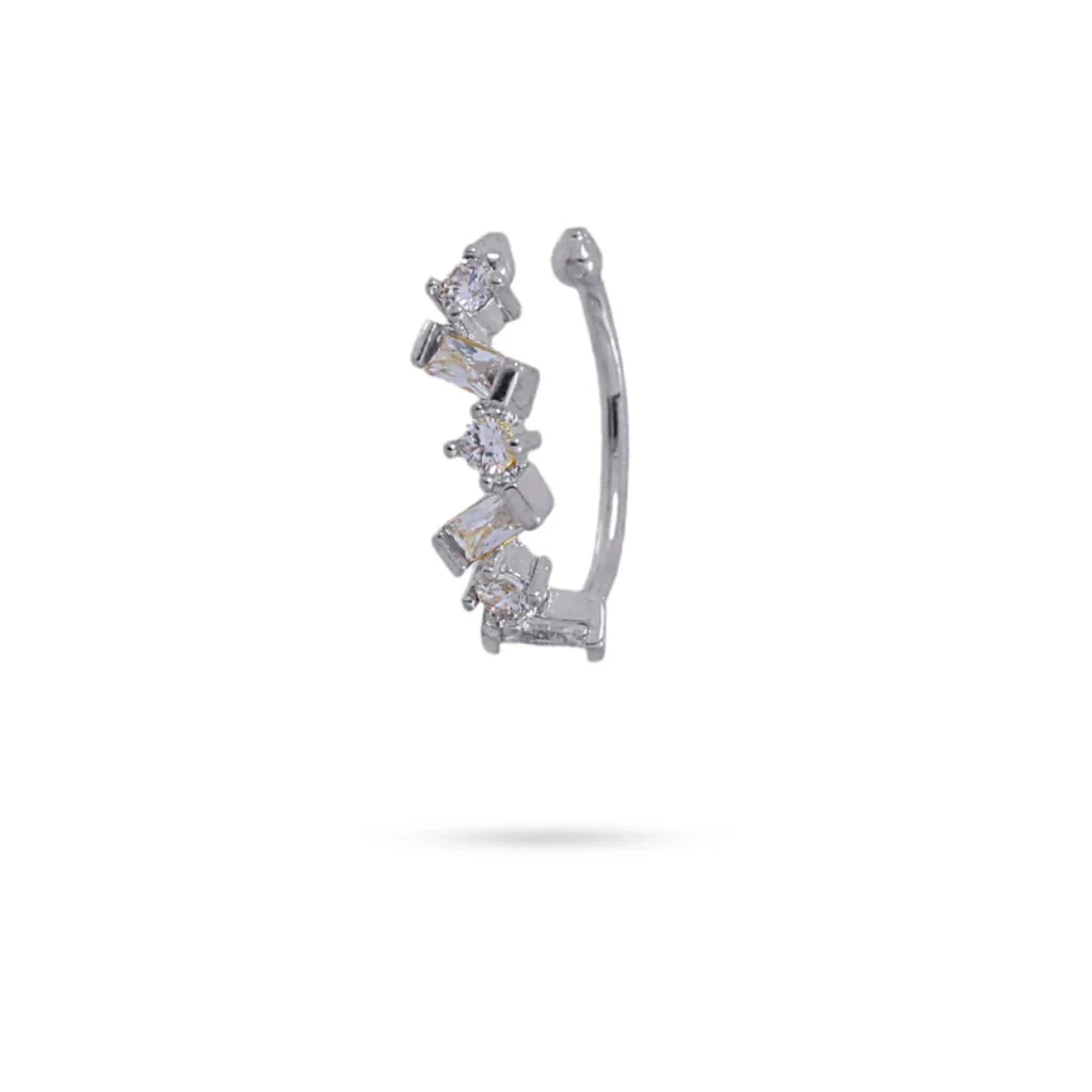 Steel Multistone Ear Cuff | Anartxy - Image 3
