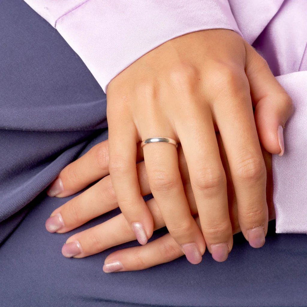 Sterling Silver Classic Band Ring | Naxos - Image 3