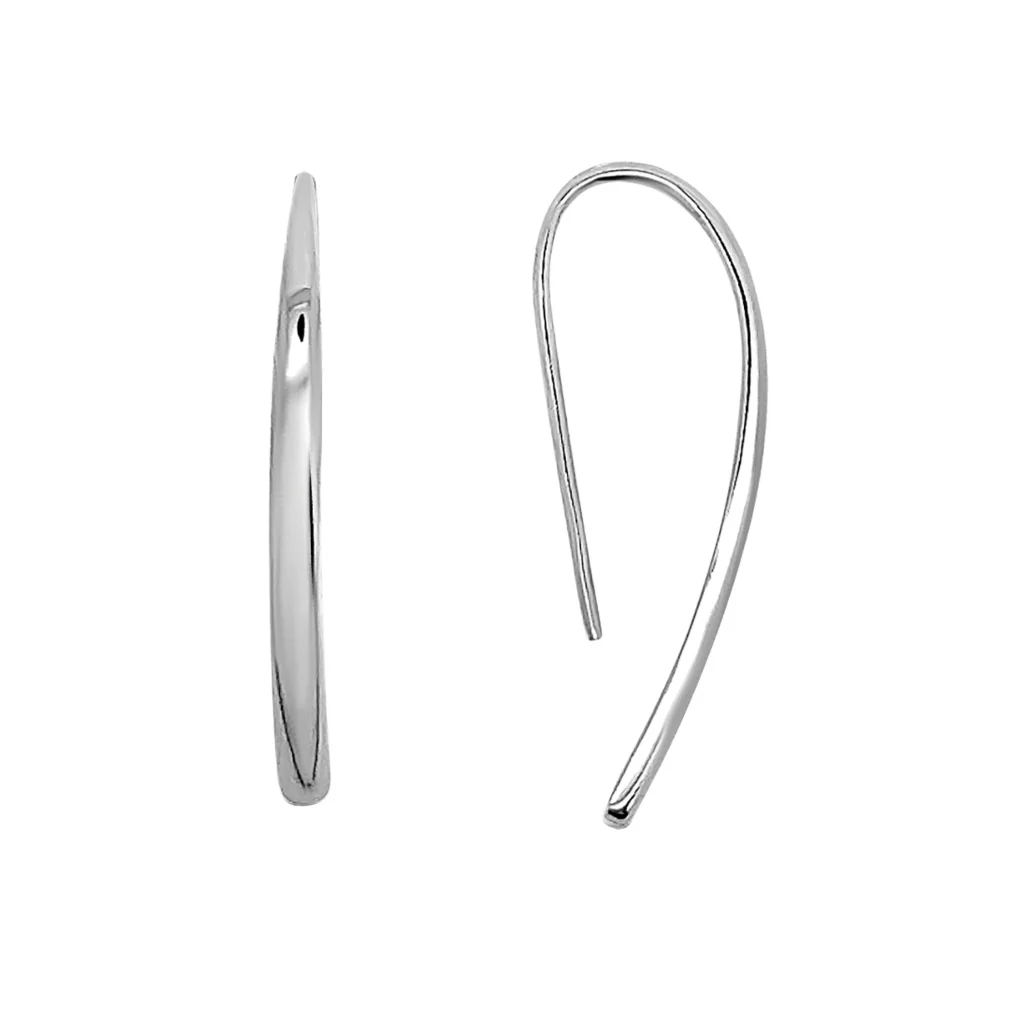 Sterling Silver Thread Dangle Earrings | Nicolet