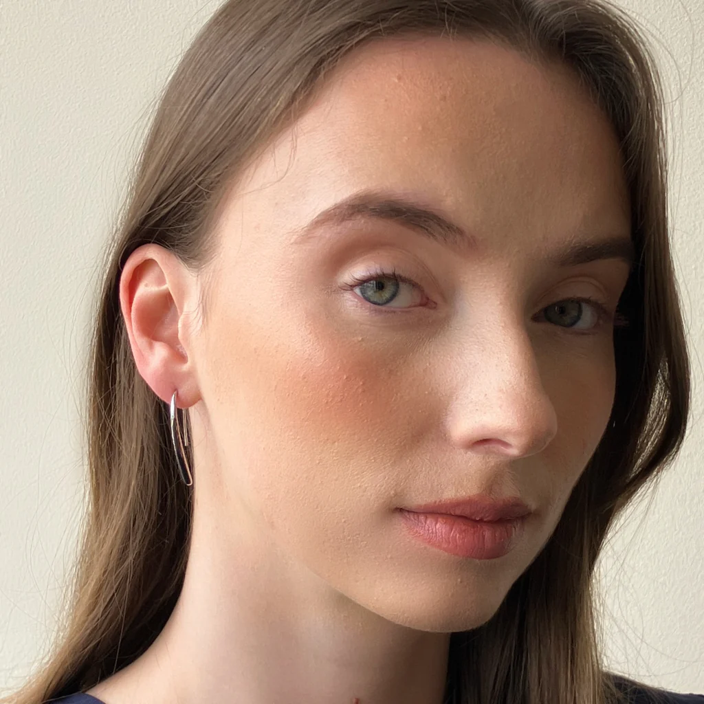 Sterling Silver Thread Dangle Earrings | Nicolet - Image 3