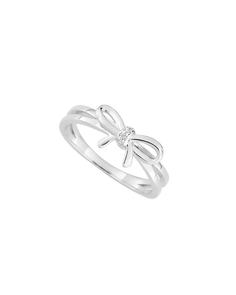 Sterling Silver Bow Ring | Mida