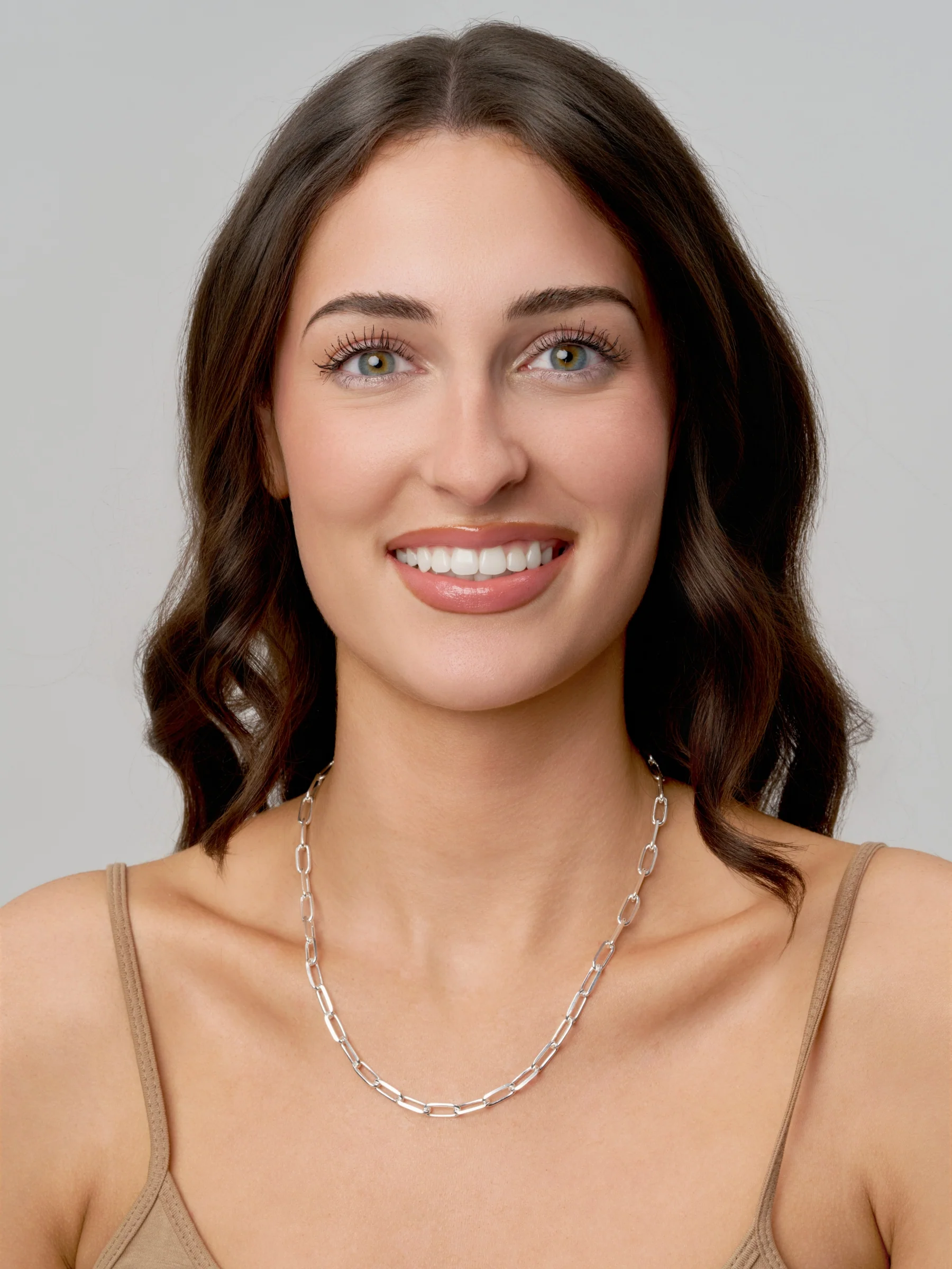 Sterling Silver Chunky Paperclip Necklace | Matea - Image 5