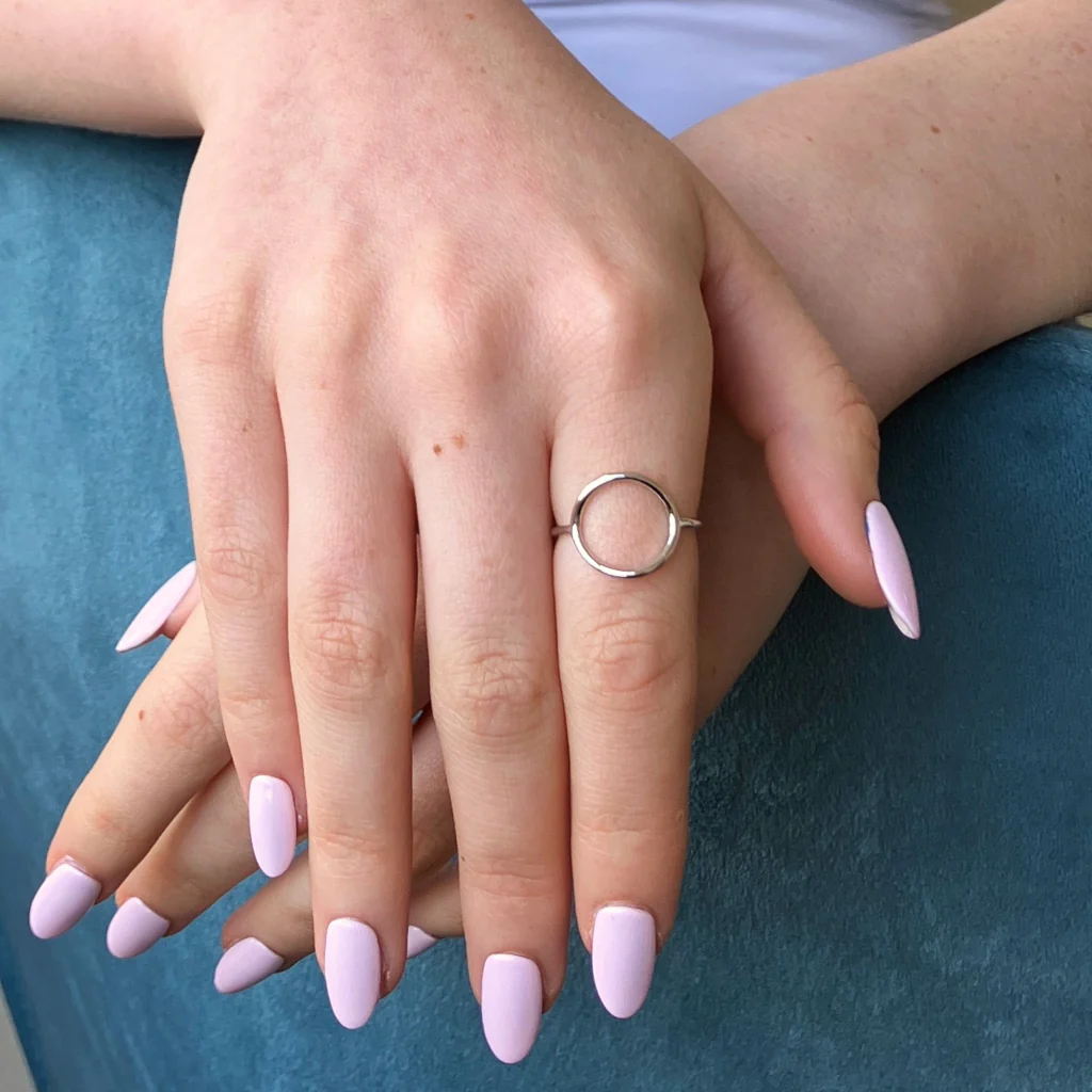 Sterling Silver Open Circle Ring | Xinas - Image 3