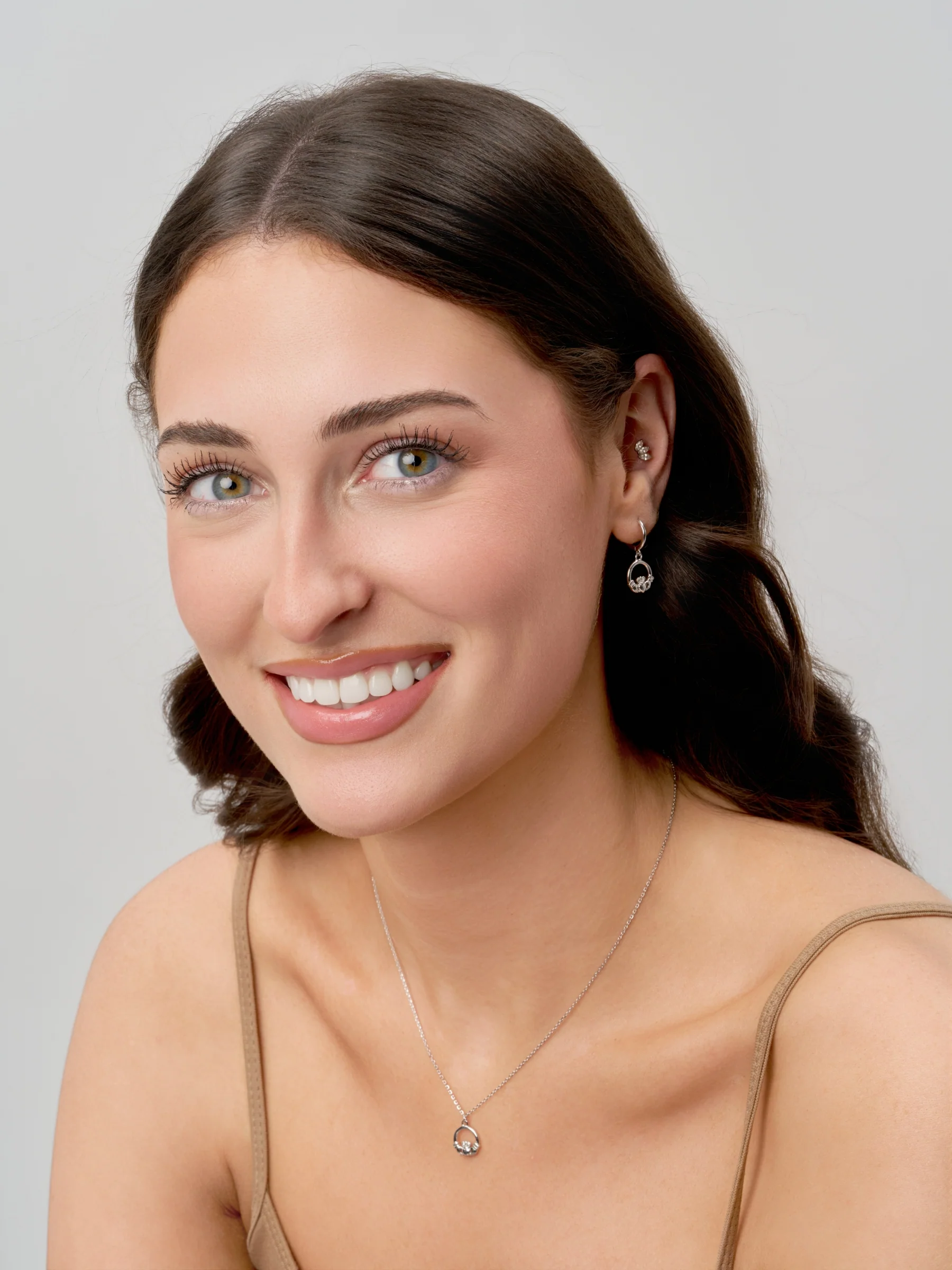Sterling Silver Claddagh Necklace | Tara - Image 8