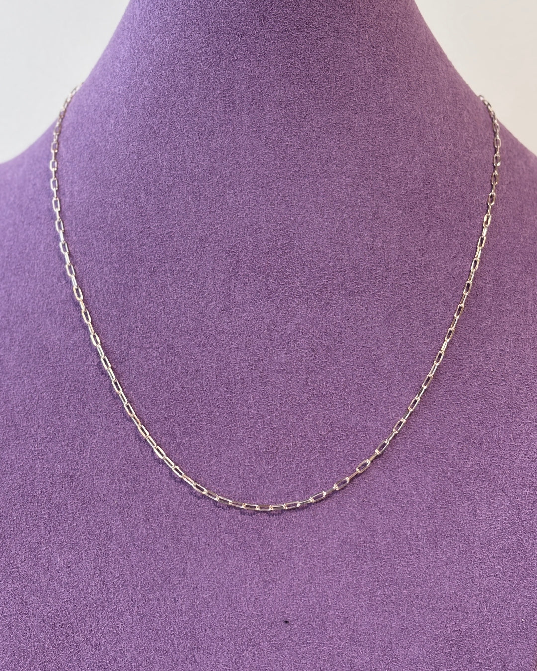 Sterling Silver Paperclip Chain Necklace | Palermo - Image 4