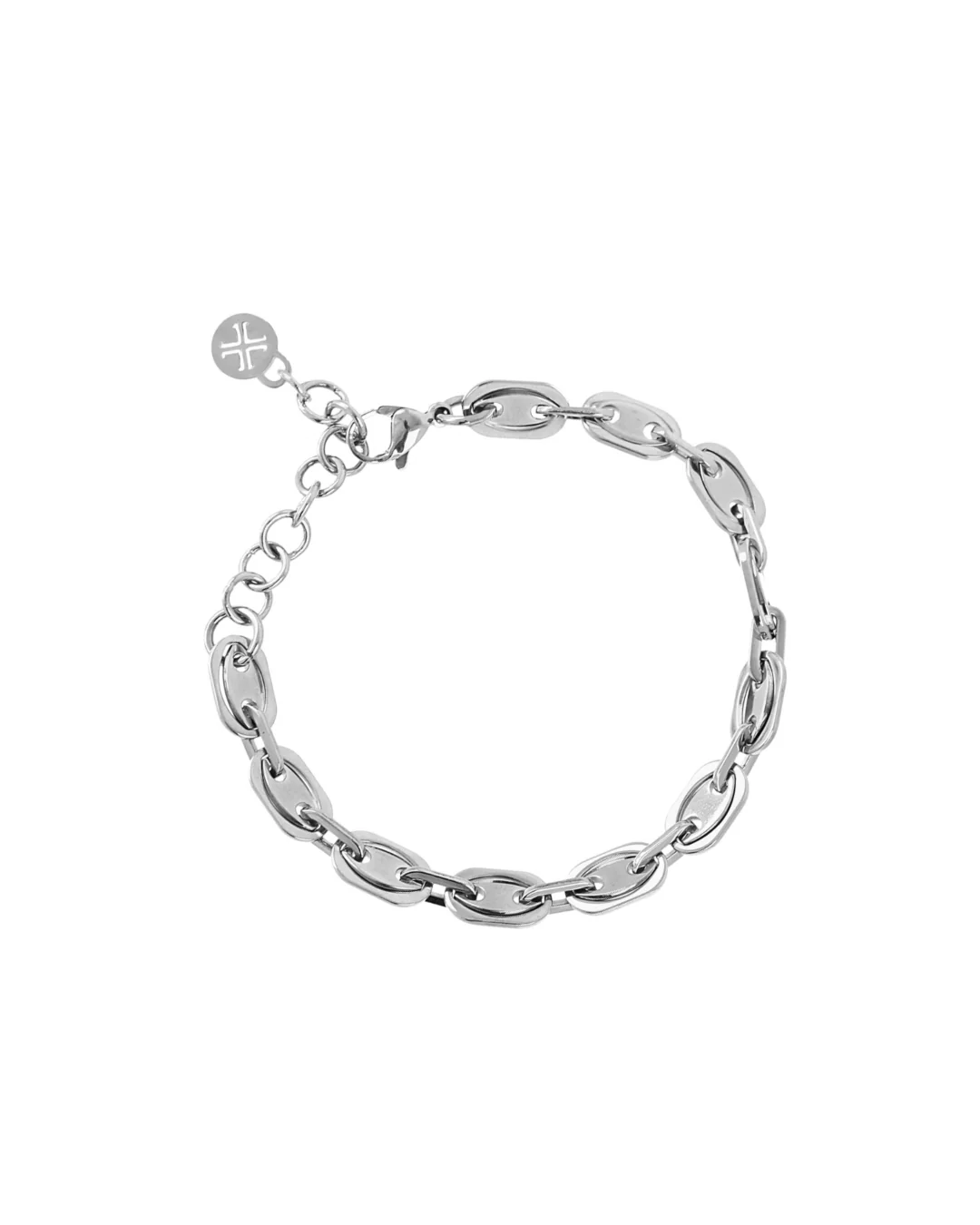 Steel Coffee Bean Link Bracelet | Anartxy - Image 8