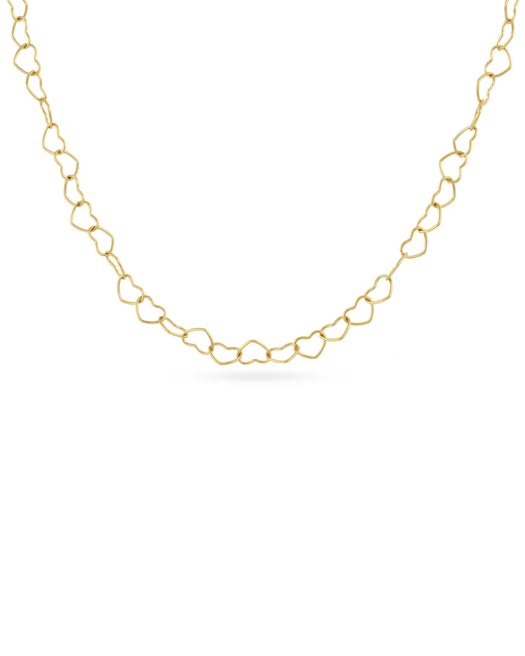 Steel Heart Link Necklace | Anartxy - Image 5