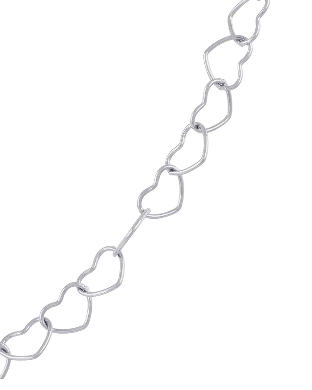 Steel Heart Link Necklace | Anartxy - Image 9